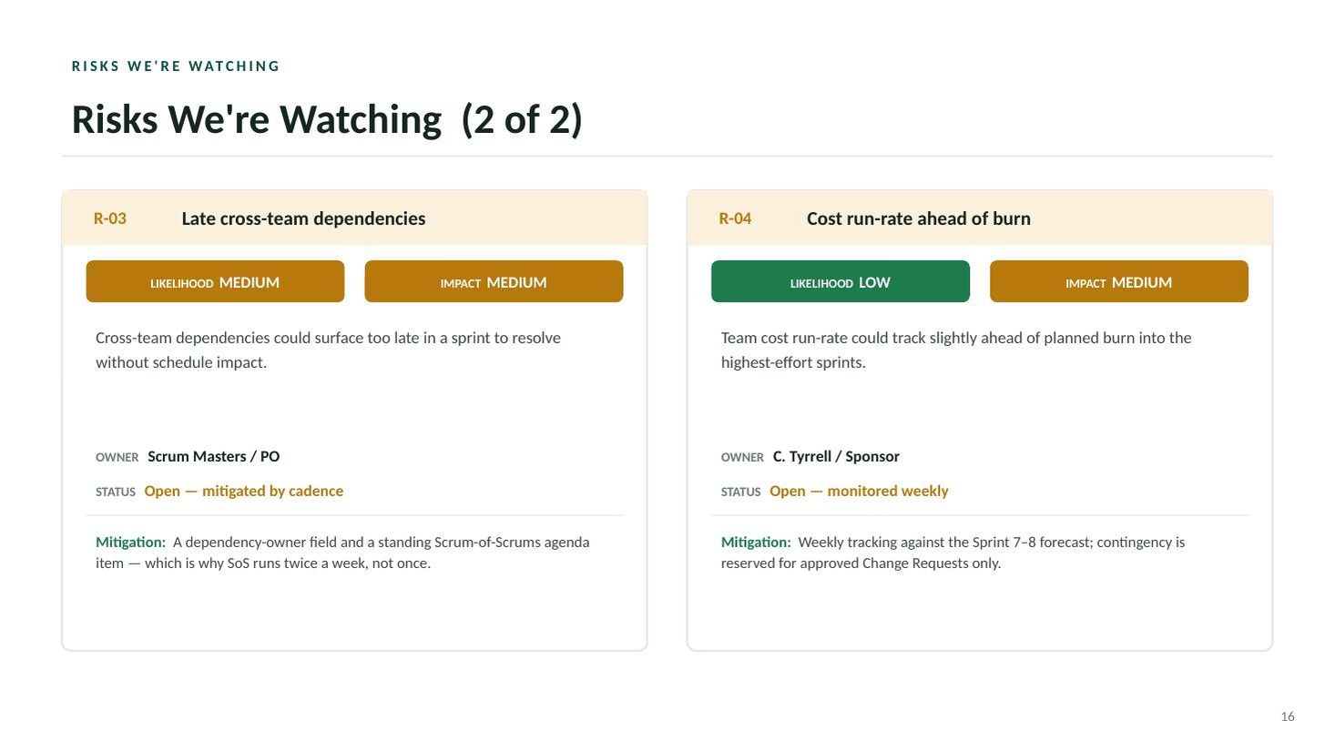 MedConnect Mobile kickoff deck — slide 16 of 19
