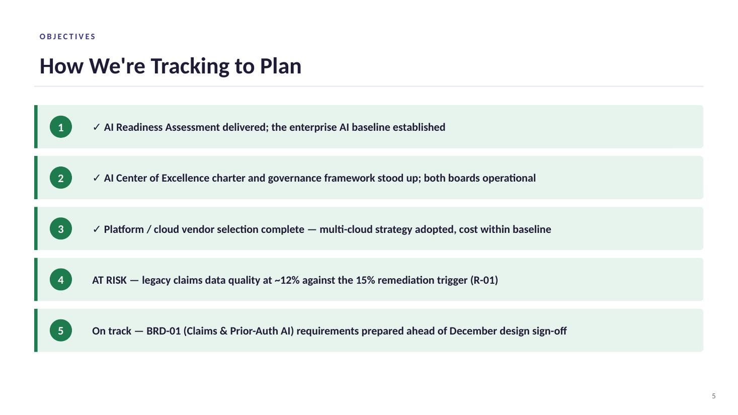 Project Catalyst steering committee deck — slide 5 of 20