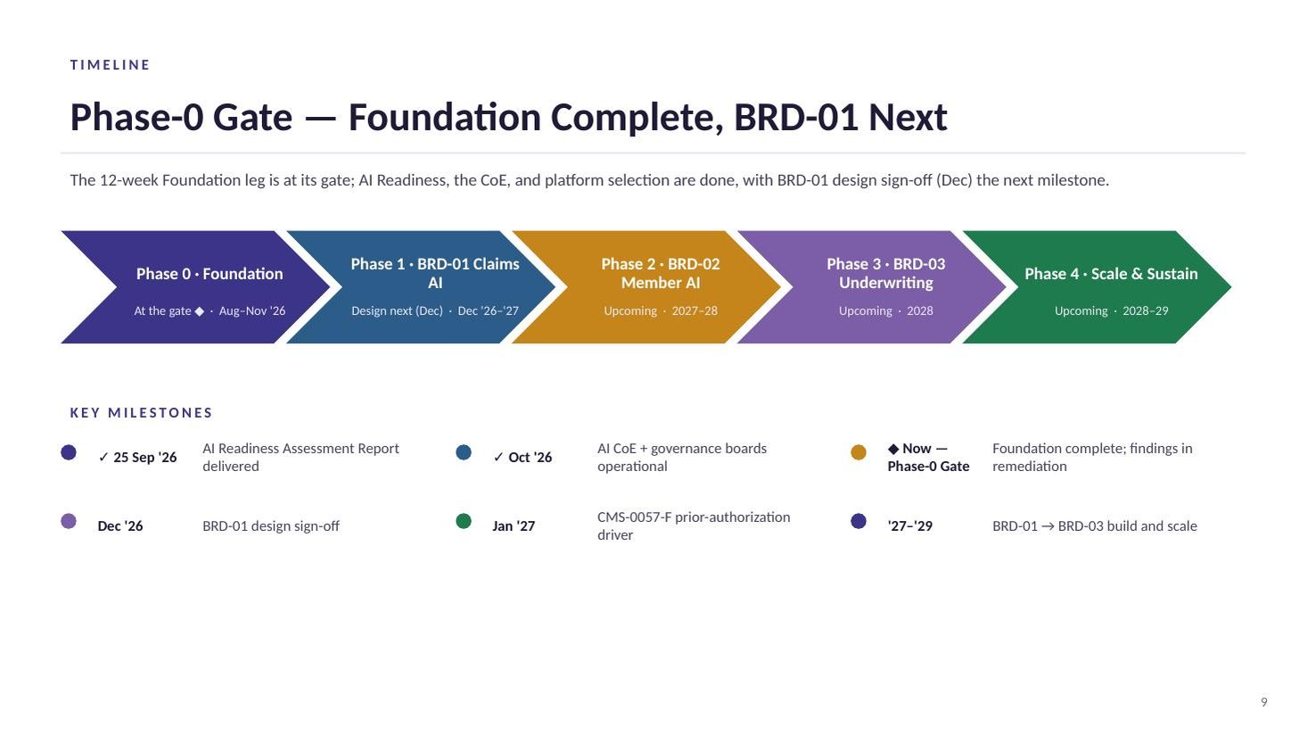 Project Catalyst steering committee deck — slide 9 of 20