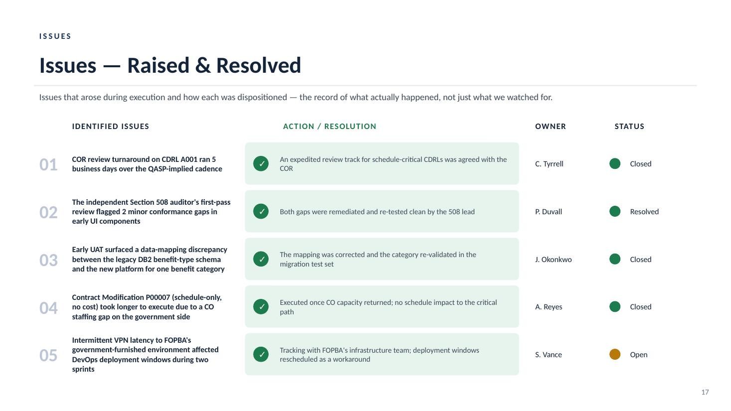 BenefitConnect steering committee deck — slide 17 of 20