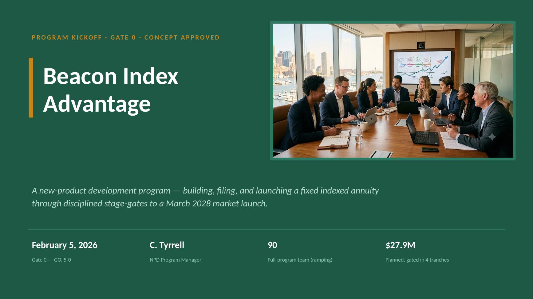 Beacon Index Advantage kickoff deck — slide 1 of 19